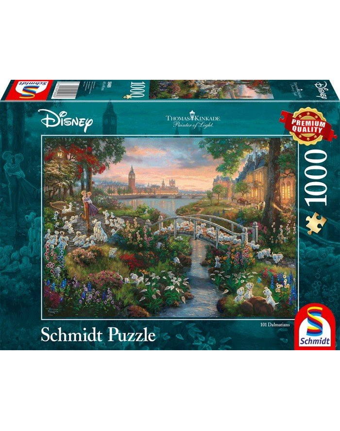 Schmidt Spiele Thomas Kinkade Studios: Painter of Light - Disney 101 Dalmatians, Jigsaw Puzzle (1000 pieces) główny