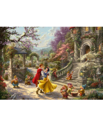 Schmidt Spiele Thomas Kinkade Studios: Painter of Light - Disney Snow Kolor: BIAŁY - Dance with the Prince, Jigsaw Puzzle (1000 pieces)