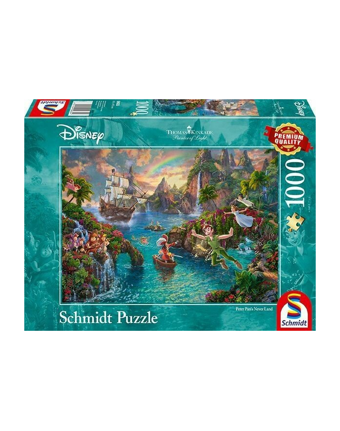 Schmidt Spiele Thomas Kinkade: Painter of Light - Disney, Peter Pan, Jigsaw Puzzle (1000 pieces) główny