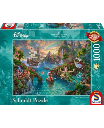 Schmidt Spiele Thomas Kinkade: Painter of Light - Disney, Peter Pan, Jigsaw Puzzle (1000 pieces)