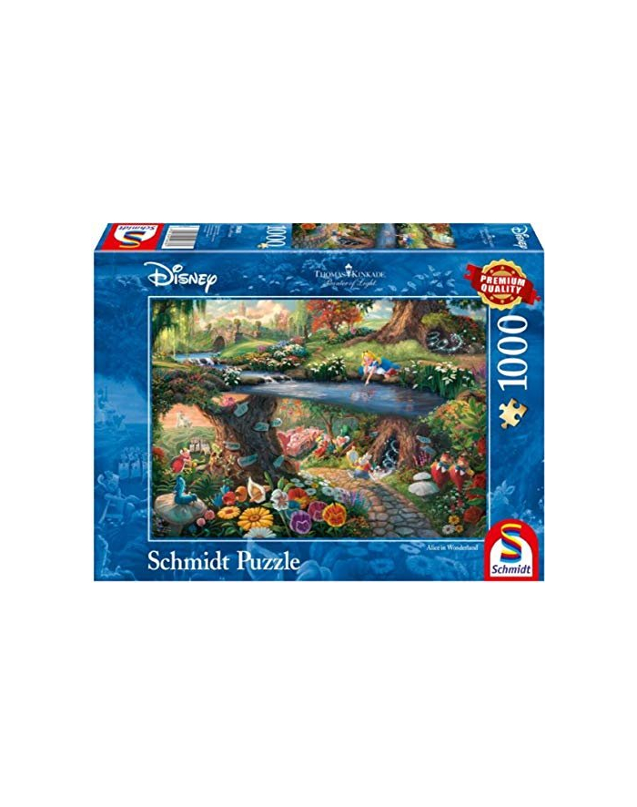 Schmidt Spiele Thomas Kinkade: Painter of Light - Disney - Alice in Wonderland, Jigsaw Puzzle (1000 pieces) główny