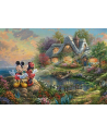Schmidt Spiele Thomas Kinkade: Painter of Light - Disney, Sweethearts Mickey ' Minnie, Jigsaw Puzzle (1000 pieces) - nr 1