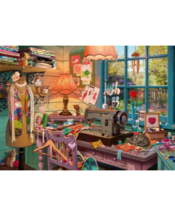 Schmidt Spiele Steve Read: Secret Puzzles - In the sewing room (1000 pieces)