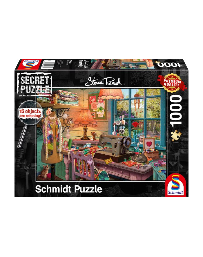 Schmidt Spiele Steve Read: Secret Puzzles - In the sewing room (1000 pieces) główny