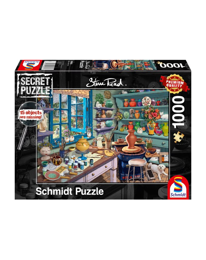 Schmidt Spiele Steve Read: Secret Puzzles - Artist Studio (1000 pieces) główny