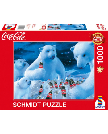 Schmidt Spiele Coca-Cola - polar bears, jigsaw puzzle (1000 pieces)