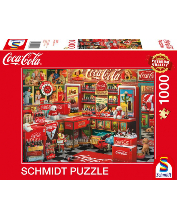 Schmidt Spiele Coca Cola - Nostalgie-Shop, jigsaw puzzle (1000 pieces)