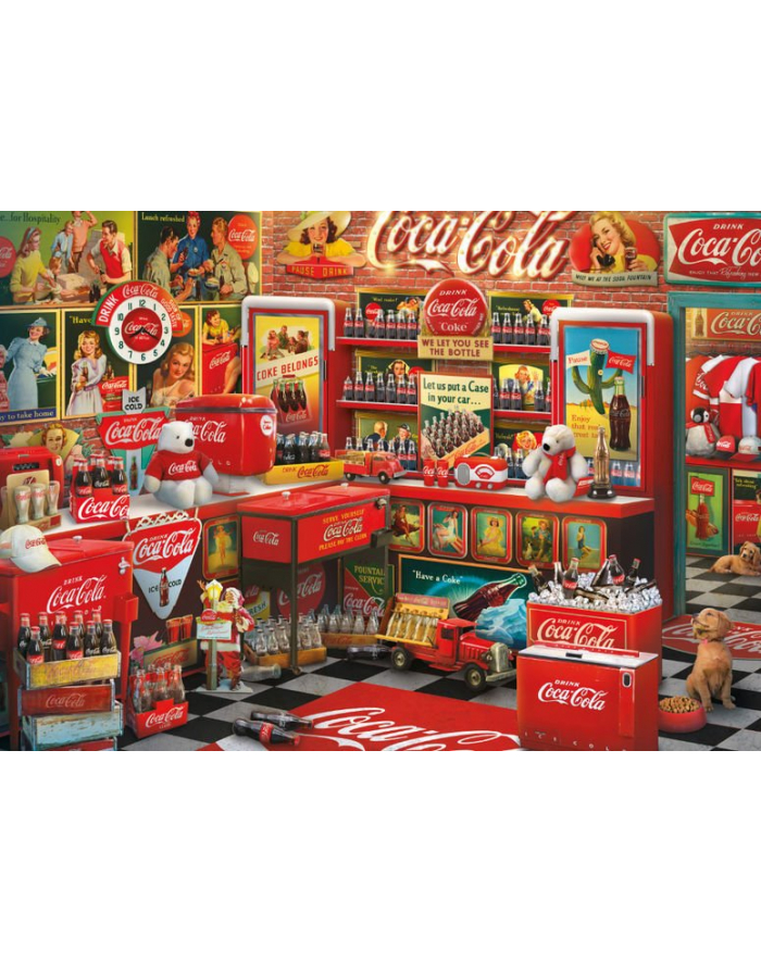 Schmidt Spiele Coca Cola - Nostalgie-Shop, jigsaw puzzle (1000 pieces) główny