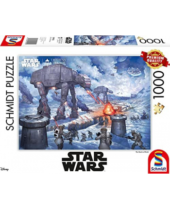 Schmidt Spiele Thomas Kinkade Studios: Star Wars - The Battle of Hoth, Jigsaw Puzzle (1000 pieces)