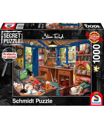 Schmidt Spiele Steve Read: Secret Puzzle - Fathers workshop (1000 pieces)