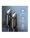 axagon BUCM2-CM25AB Kabel USB-C - USB-C, 2.5m 5A charging, ALU, 240W PD, oplot, USB2.0 - nr 47