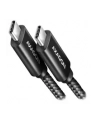 axagon BUCM2-CM30AB Kabel USB-C - USB-C, 3.0m 5A charging, ALU, 240W PD, oplot, USB2.0 - nr 44
