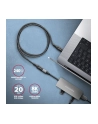 axagon BUCM32-CF05AB Kabel przedłużacz Gen2 USB-C - USB-C 0.5m, 5A, 20Gbps, PD 240W, oplot - nr 33