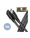 axagon BUCM32-CF10AB Kabel przedłużacz Gen2 USB-C - USB-C, 1m, 5A, 20Gbps, PD 240W, oplot - nr 39