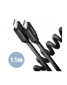 axagon BUCM-CM20TB Kabel Twister USB-C - USB-C, 1.1m USB2.0 3A ALU - nr 15