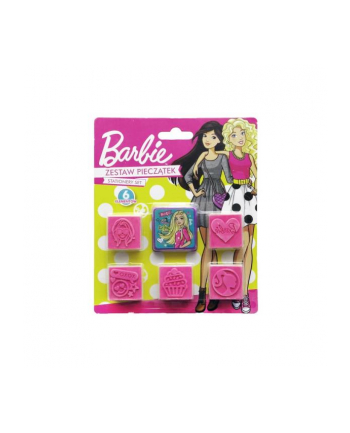 majewski Zestaw pieczatek Barbie