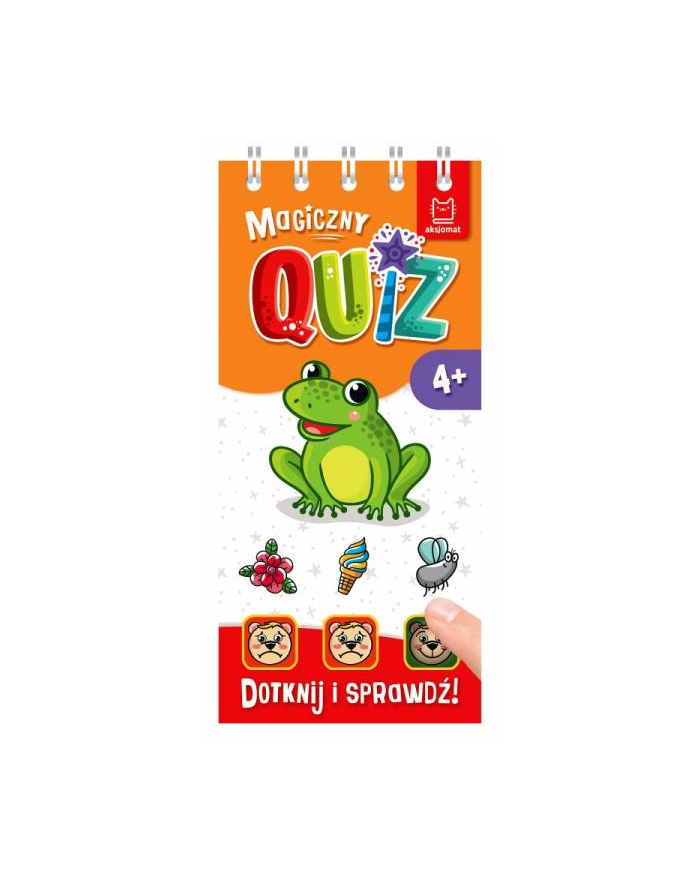 aksjomat Magiczny quiz z żabką. Dotknij i sprawdź. 4+ główny