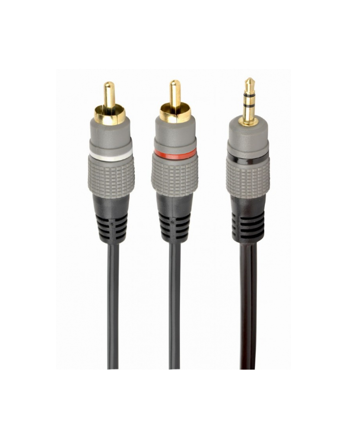 GEMBIRD Kabel 3.5mm stereo - 2xRCA 1.5m pozłacane złącza główny