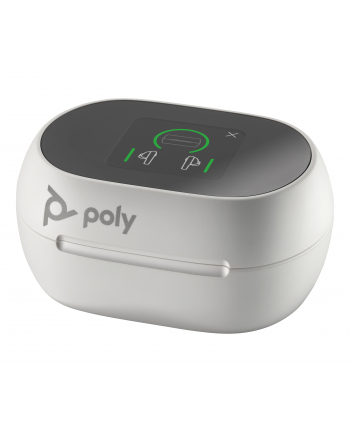 POLY VOYAGER FREE 60+ UC WITH TOUCHSCREEN CHARGE CASE USB-A BT700 WHITE
