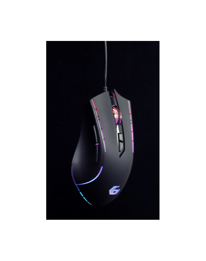GEMBIRD Gamingowa mysz USB z podświetleniem RGB RAGNAR RX300 8 przycisków 12000DPI główny