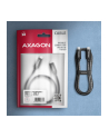 axagon BUCM2-CM15AB Kabel USB-C - USB-C, 1.5m 5A charging, ALU, 240W PD, oplot, USB2.0 - nr 25