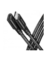 axagon BUCM32-CF05AB Kabel przedłużacz Gen2 USB-C - USB-C 0.5m, 5A, 20Gbps, PD 240W, oplot - nr 30