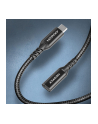 axagon BUCM32-CF05AB Kabel przedłużacz Gen2 USB-C - USB-C 0.5m, 5A, 20Gbps, PD 240W, oplot - nr 31