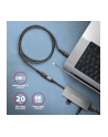 axagon BUCM32-CF10AB Kabel przedłużacz Gen2 USB-C - USB-C, 1m, 5A, 20Gbps, PD 240W, oplot - nr 20