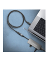 axagon BUCM32-CF10AB Kabel przedłużacz Gen2 USB-C - USB-C, 1m, 5A, 20Gbps, PD 240W, oplot - nr 33