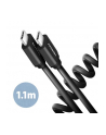 axagon BUCM-CM20TB Kabel Twister USB-C - USB-C, 1.1m USB2.0 3A ALU - nr 39