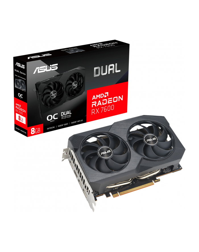 asus Karta graficzna Radeon RX 7600 V2 Dual OC 8GB GDDR6 128bit 3DP/HDMI główny