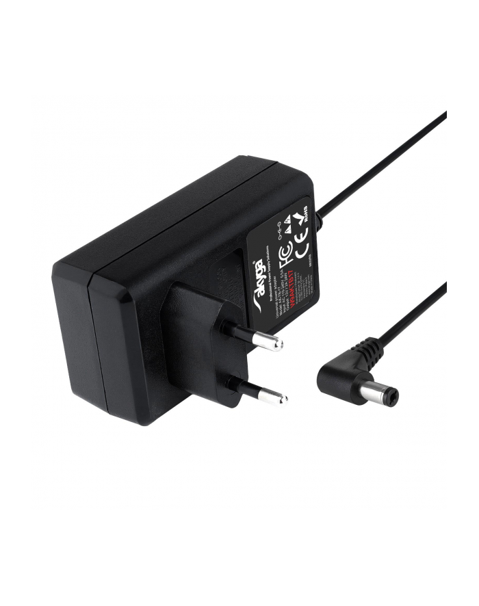 AKYGA Zasilacz impulsowy AK-TB-17 12V / 2A 24W 5.5 x 2.1 mm 1.4m główny