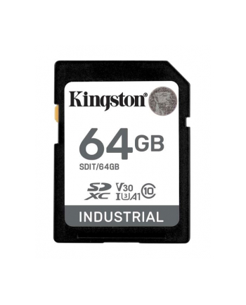kingston Karta microSD 64GB CL10 UHS-I Industrial bez adaptera