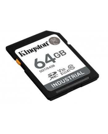 kingston Karta microSD 64GB CL10 UHS-I Industrial bez adaptera