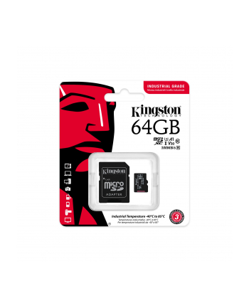kingston Karta microSD 64GB CL10 UHS-I Industrial