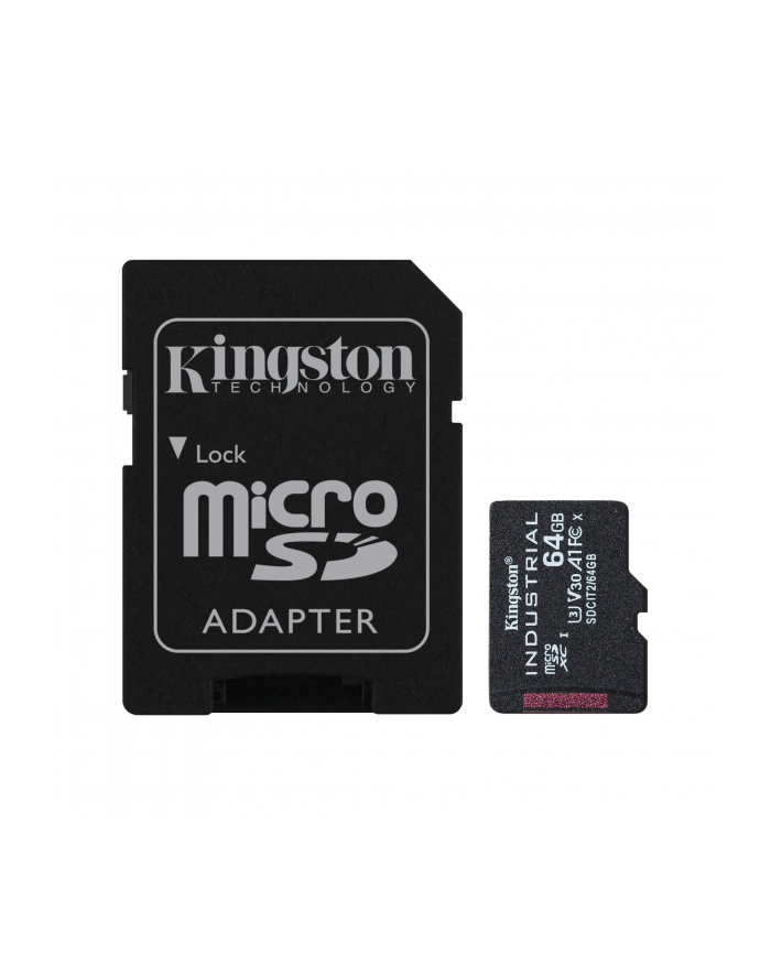 kingston Karta microSD 64GB CL10 UHS-I Industrial główny