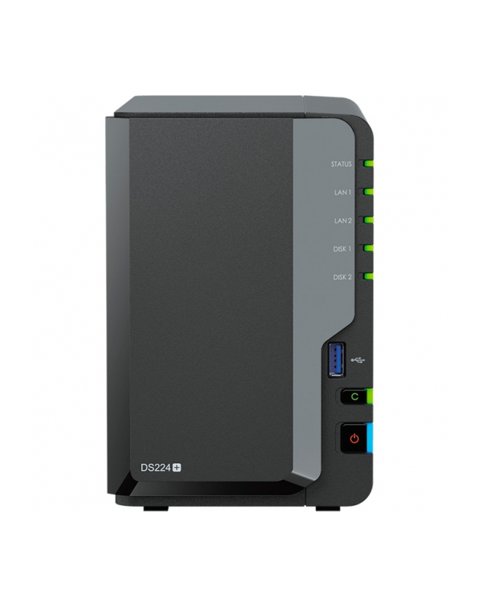 Synology Serwer DS224  2x0HDD J4125 2GB DDR4 2xRJ45 2xUSB 2Y główny