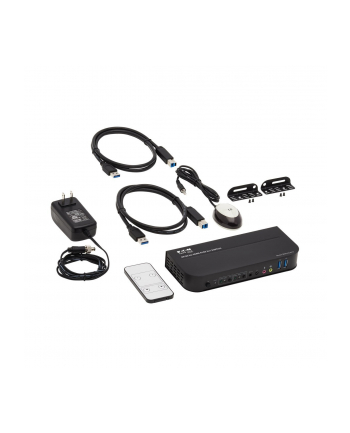 EATON TRIPPLITE 2-Port HDMI/USB KVM Switch 4K 60Hz HDR HDCP 2.2 IR USB Sharing USB 3.0 Cables nr 1