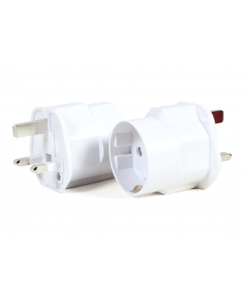 GEMBIRD Adapter AC - UK do (wersja europejska) schuko 13A