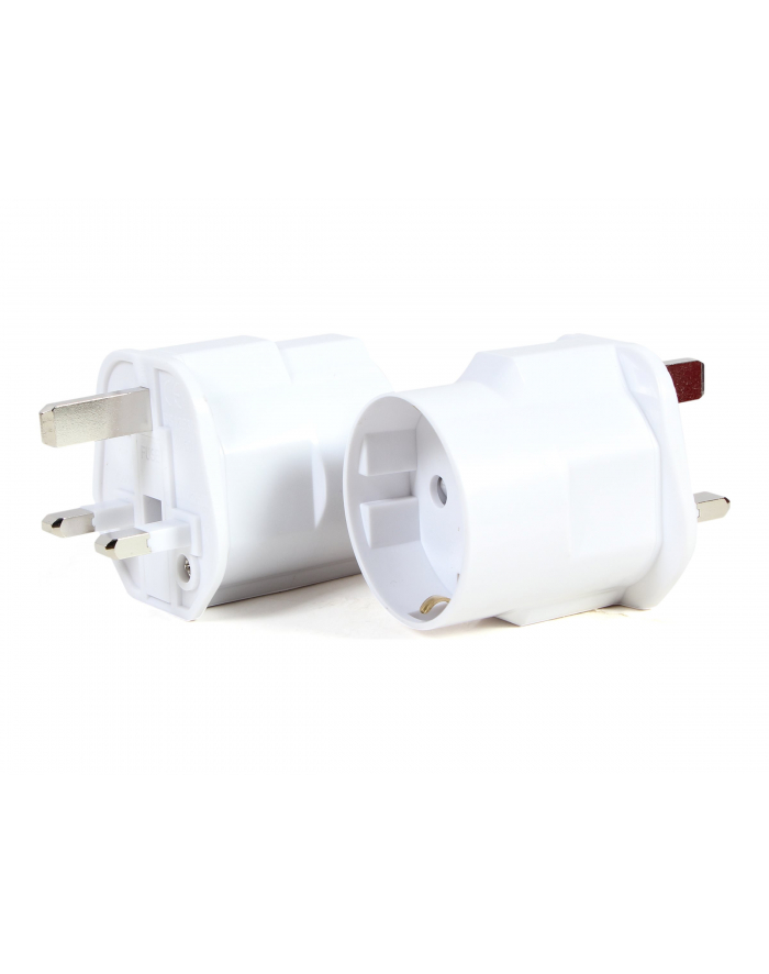 GEMBIRD Adapter AC - UK do (wersja europejska) schuko 13A główny
