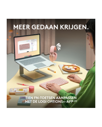 LOGITECH Pebble Keys 2 K380s - TONAL WHITE - (US) INTL - BT - N/A - INTNL-973 - UNIVERSAL