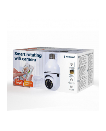 GEMBIRD Inteligentna obrotowa  kamera Wi-Fi E27 1080p