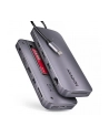 axagon HMC-12GM2 hub USB 12 in1 10Gbps, 3x USB-A, USB-C, HDMI, DP,  RJ-45, M.2, SD/mSD, audio, PD - nr 64