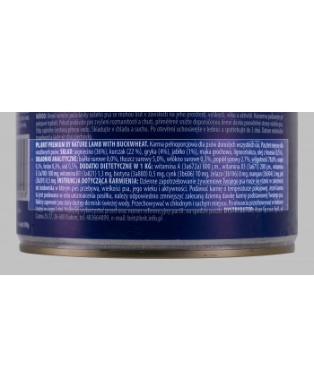 Brit Premium By Nature Lamb'amp;BUCKWHEAT 800g