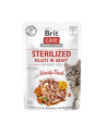 Brit Care Cat Sterilized Hearty Duck Pouch 85g - nr 1