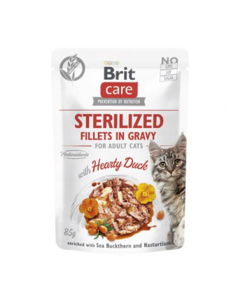 Brit Care Cat Sterilized Hearty Duck Pouch 85g