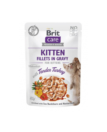 Brit  Care Cat Kitten Tender Turkey Pouch 85g