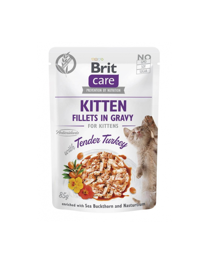 Brit  Care Cat Kitten Tender Turkey Pouch 85g główny