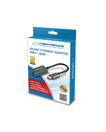 ESPERANZA GIGABIT ETHERNET 1000 MBPS ADAPTER USB C-RJ45 ENA102