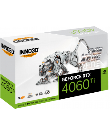 Karta graficzna INNO3D GeForce RTX 4060 Ti Twin X2 OC WHITE 16GB